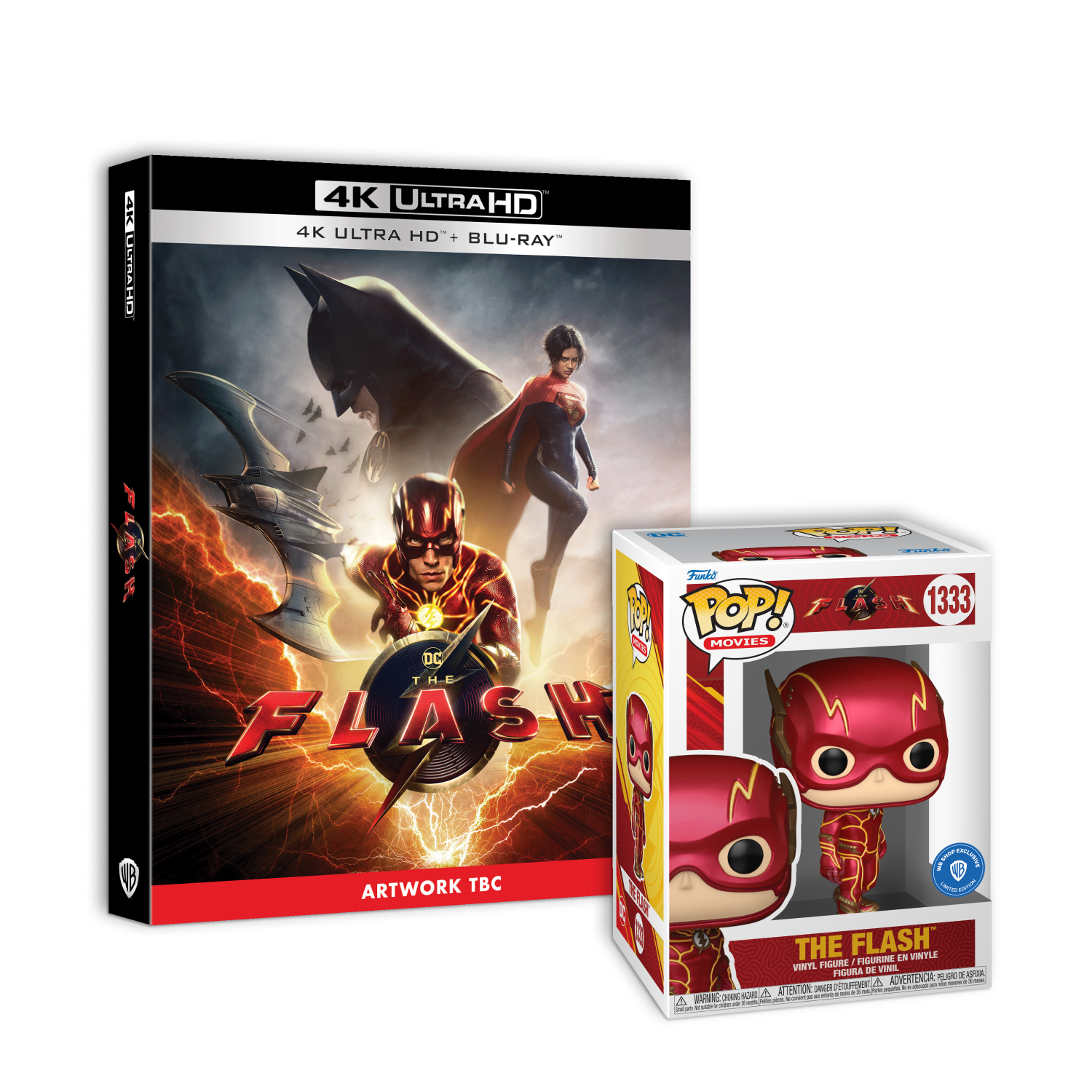 The Flash 4K Ultra HD 2023 Exclusive The Flash Funko POP