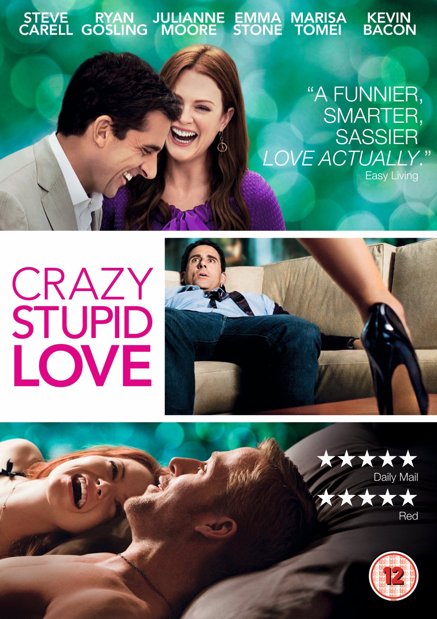 Crazy Stupid Love / Blu-ray Movie / Steve Carell / Ryan Gosling