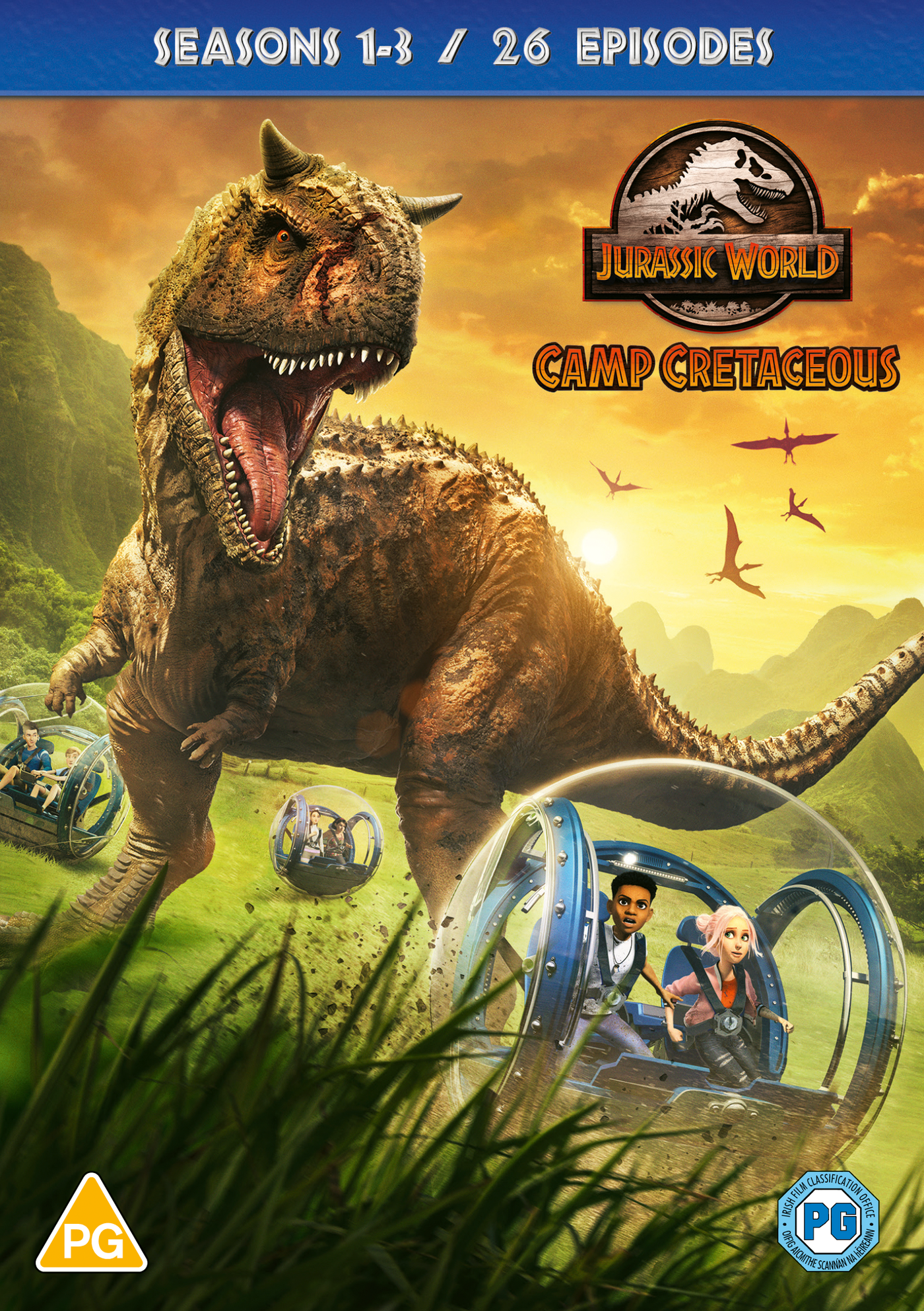 Jurassic World: Camp Cretaceous Seasons 1-3 (DVD) (2021)