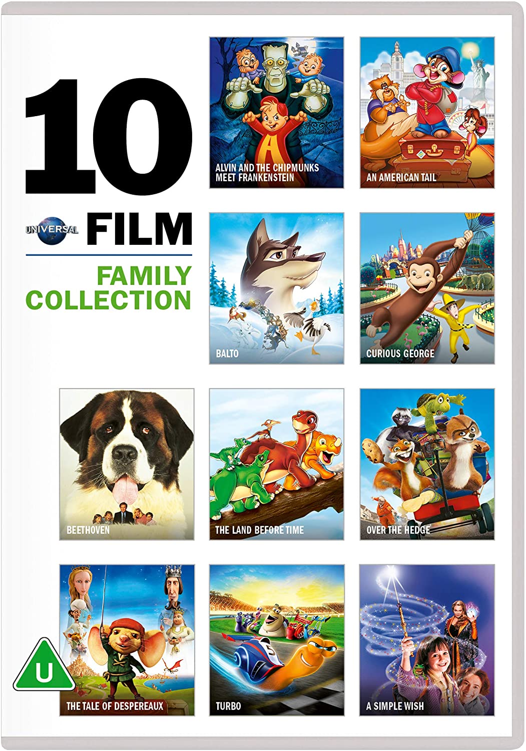 Universal 10 Family Film Collection (DVD) – Warner Bros. Shop - UK