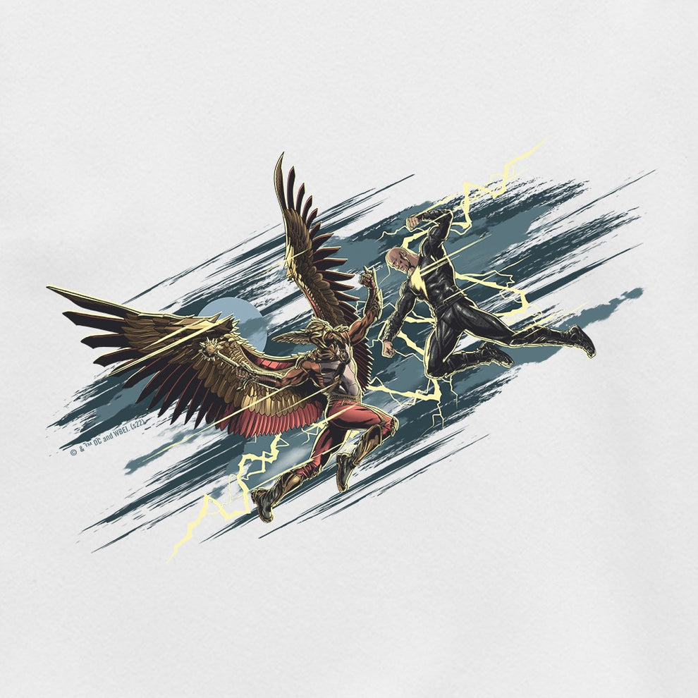 DC - Black Adam & Hawk Man Graphic Sweatshirt