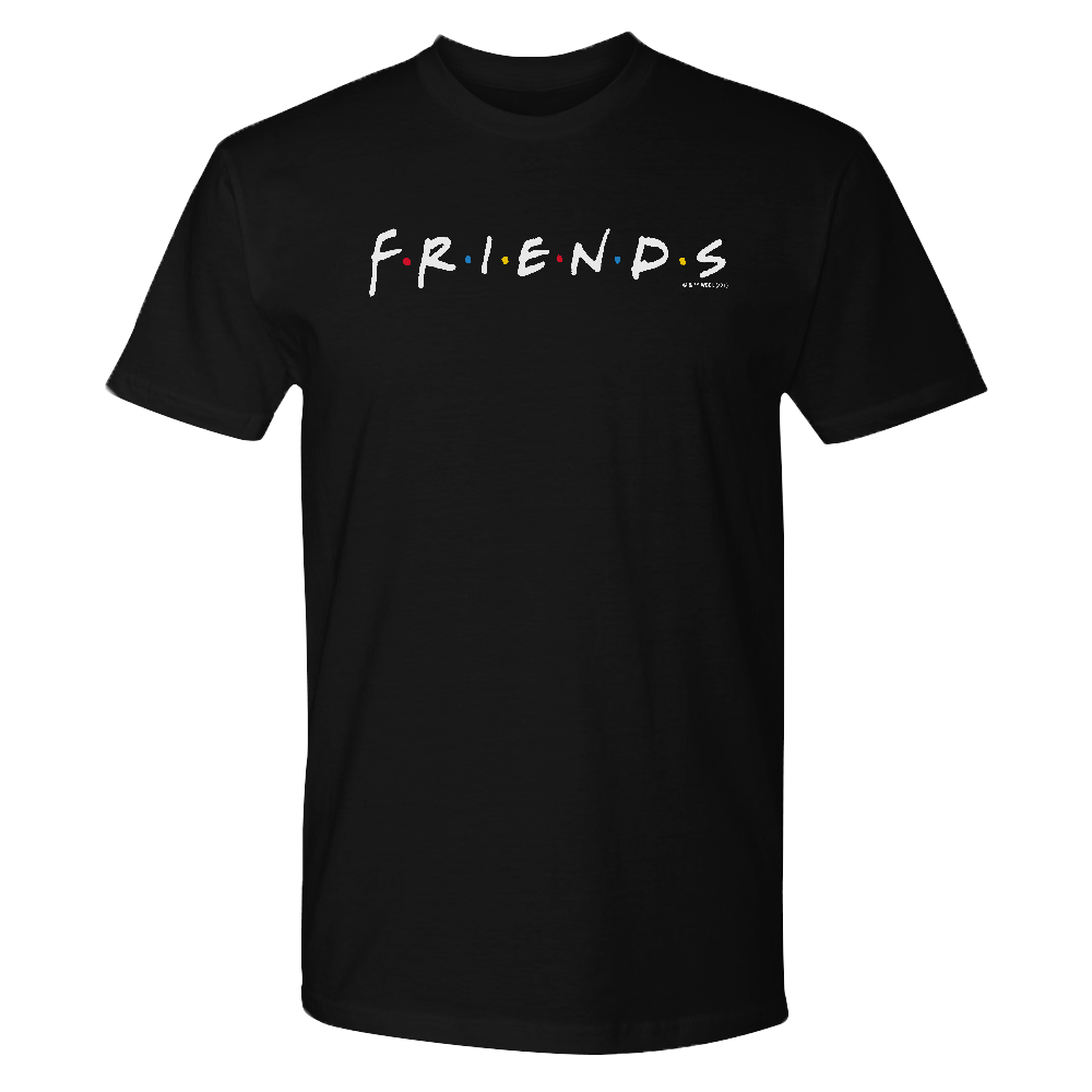 Friends Logo Adult Short Sleeve T-Shirt, Chandler friends, Matthew perry