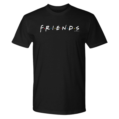 Friends Logo Adult Short Sleeve T-Shirt, Chandler friends, Matthew perry