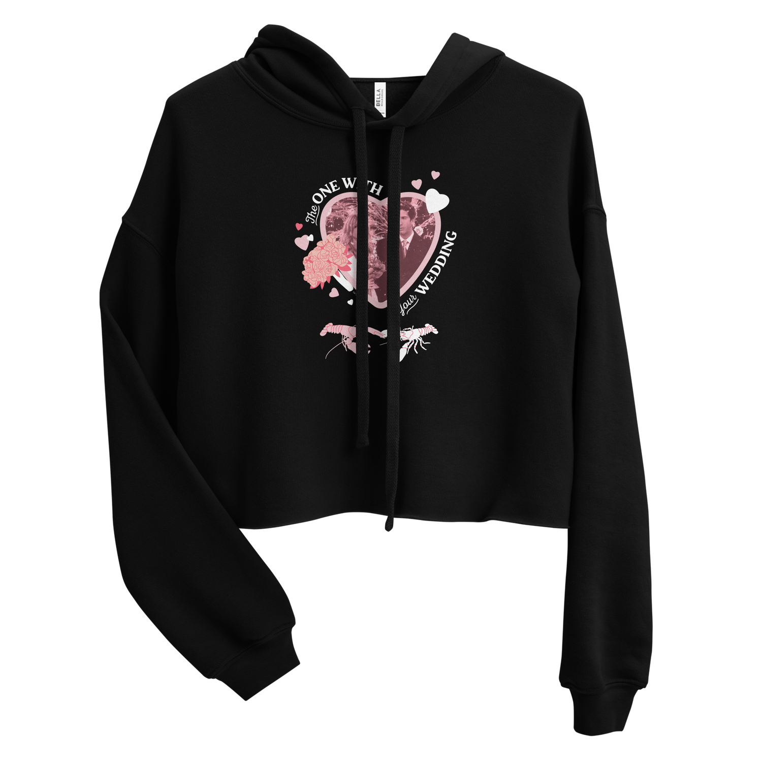 Friends The One With Your Wedding Women's Fleece Crop Sweatshirt