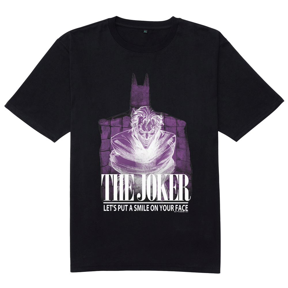 Joker Let s Put A Smile On Your Face Men s Short Sleeve T Shirt Warner Bros. Shop UK