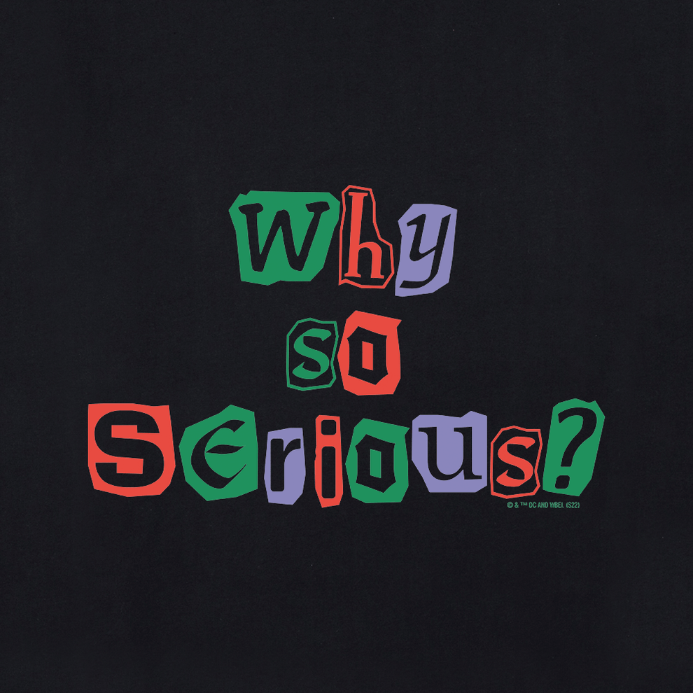 Joker Why so Serious? Men's Short Sleeve T-Shirt
