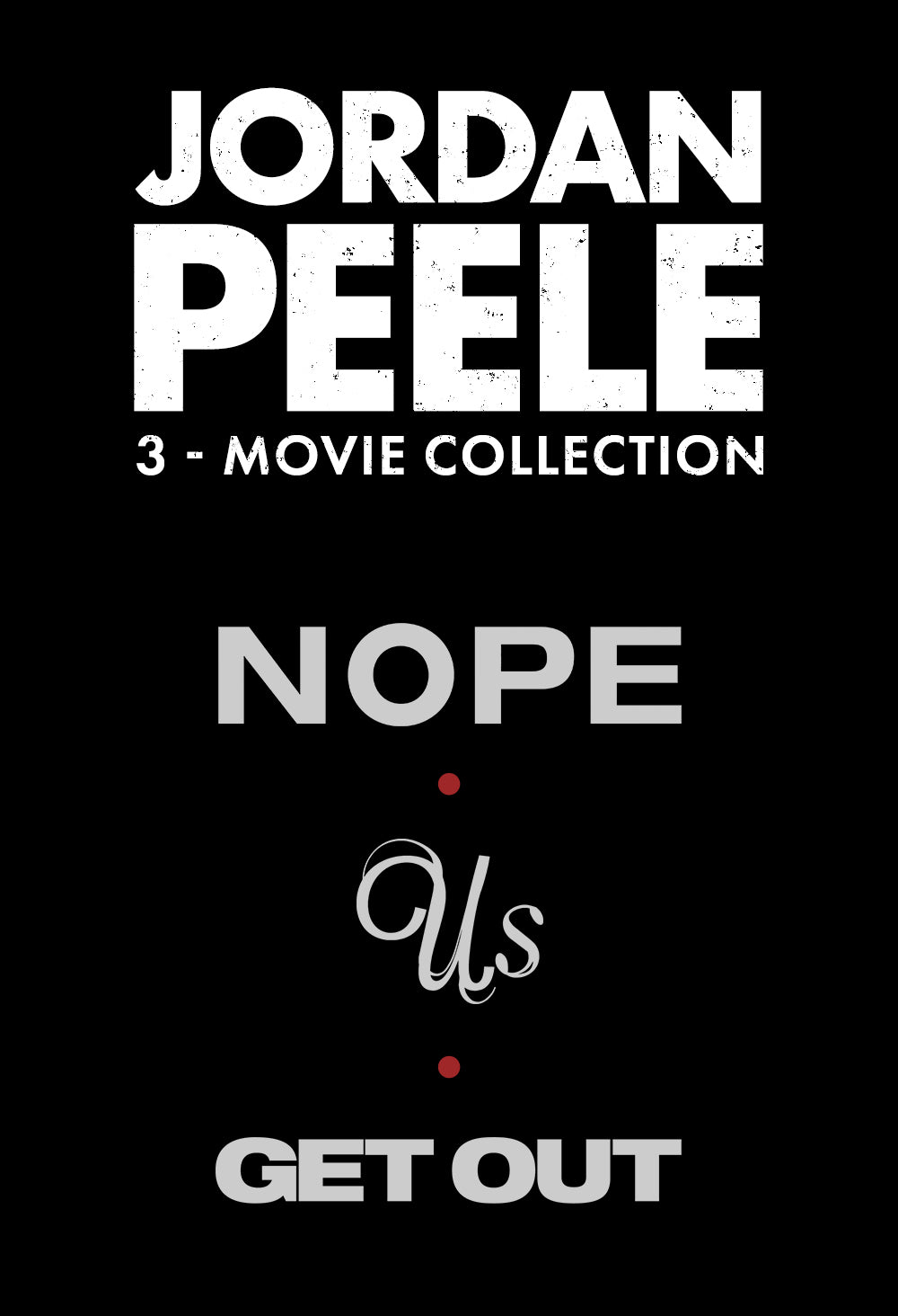 Jordan Peele 3 Movie Collection DVD 2022 Warner Bros. Shop UK