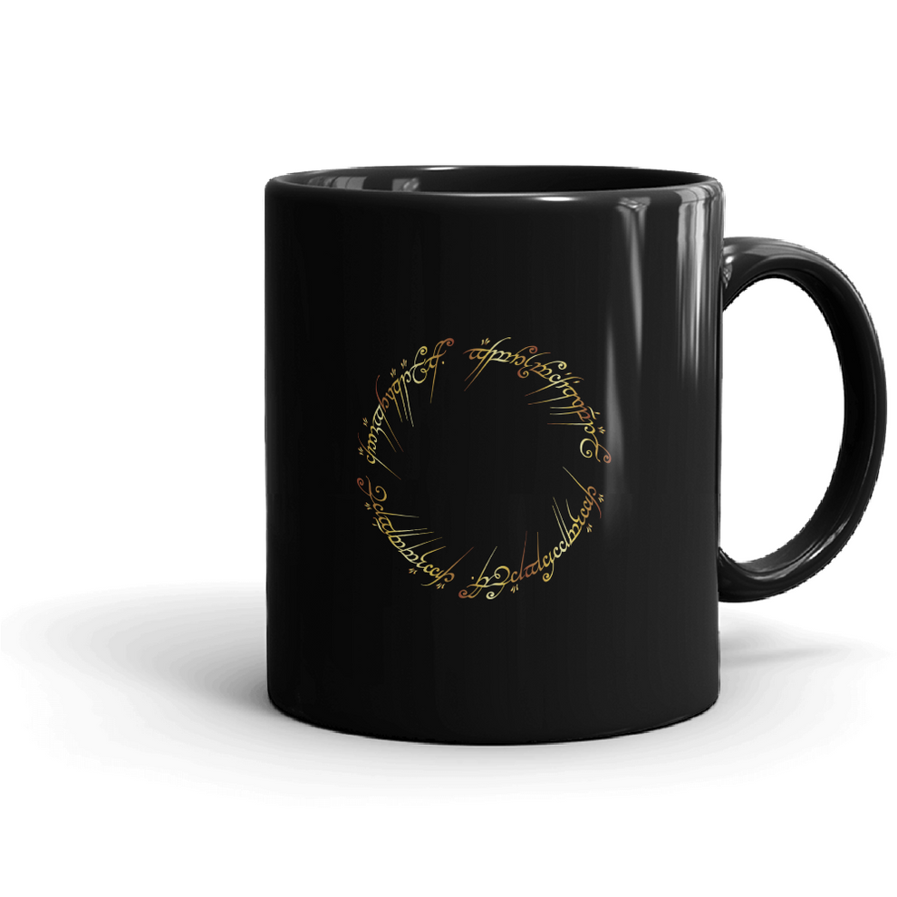 Lord of the Rings The One Ring Black Mug