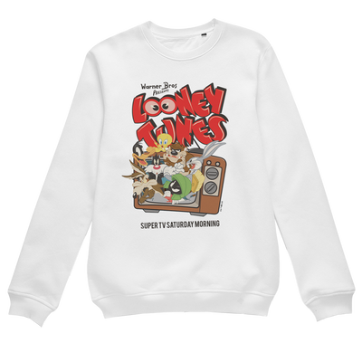 Looney Tunes Super TV Saturday Morning Unisex Crewneck Sweatshirt