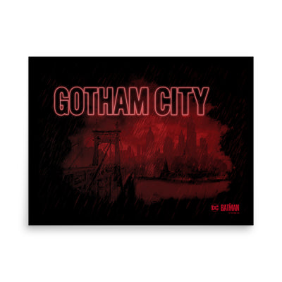 The Batman Gotham City Poster