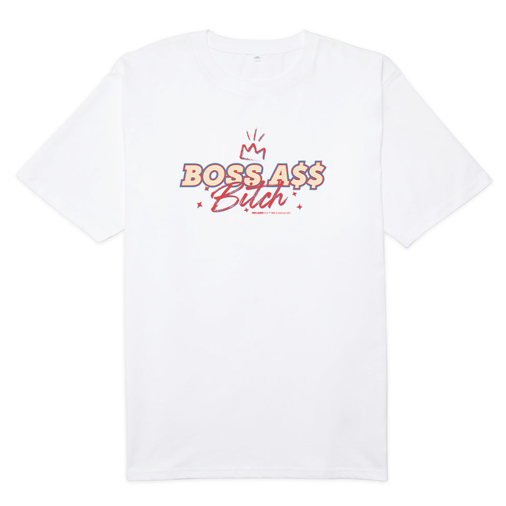 Ted Lasso Boss Ass Bitch Adult Short Sleeve T-Shirt
