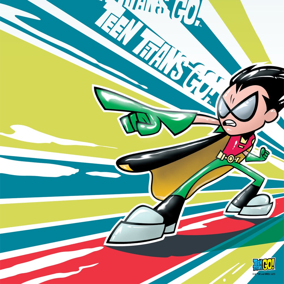Teen Titans Go Stripes Poster