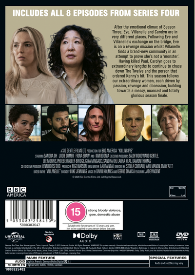 Killing Eve Season 4 (DVD) (2022)