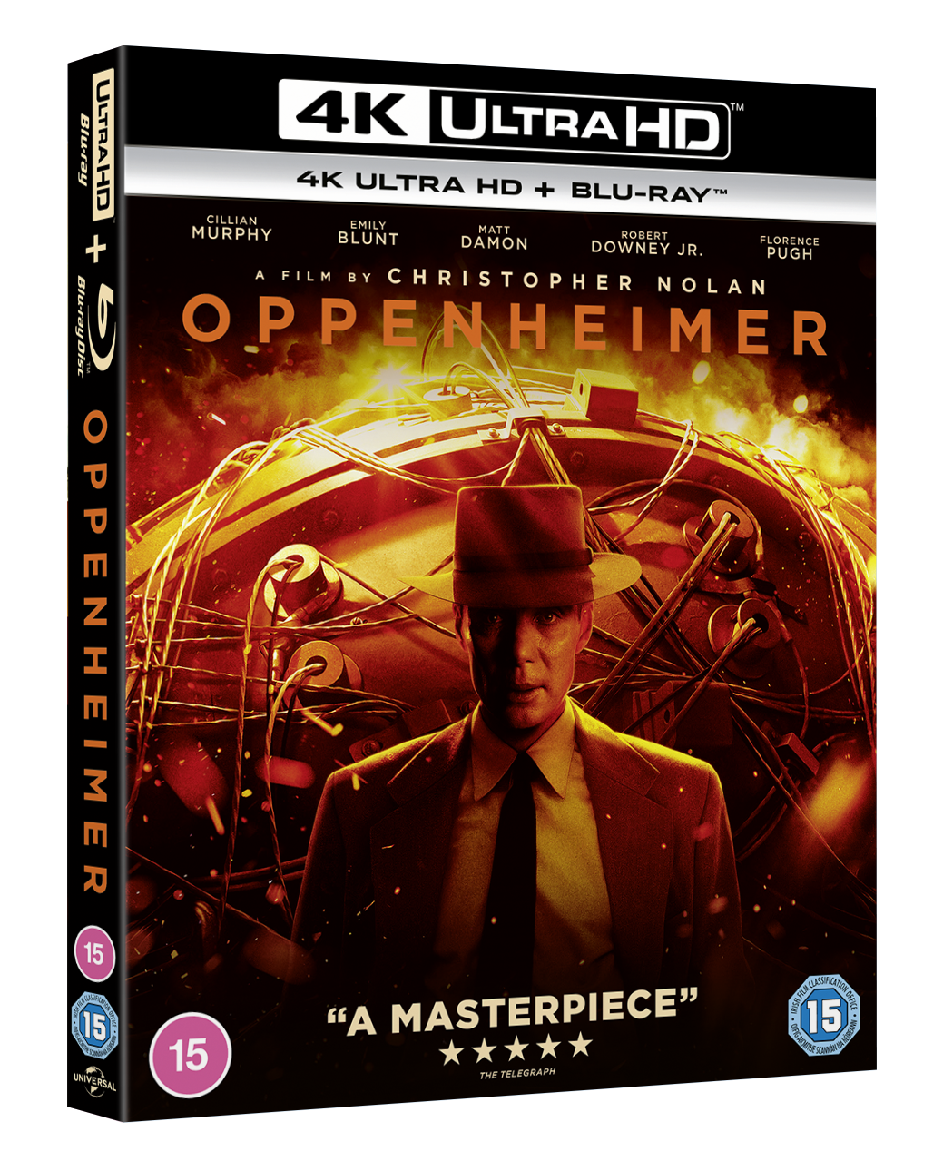 Oppenheimer 4K, Oppenheimer steelbook, oppenheimer warner brothers, oppenheimer nolan, oppenheimer nobel prize