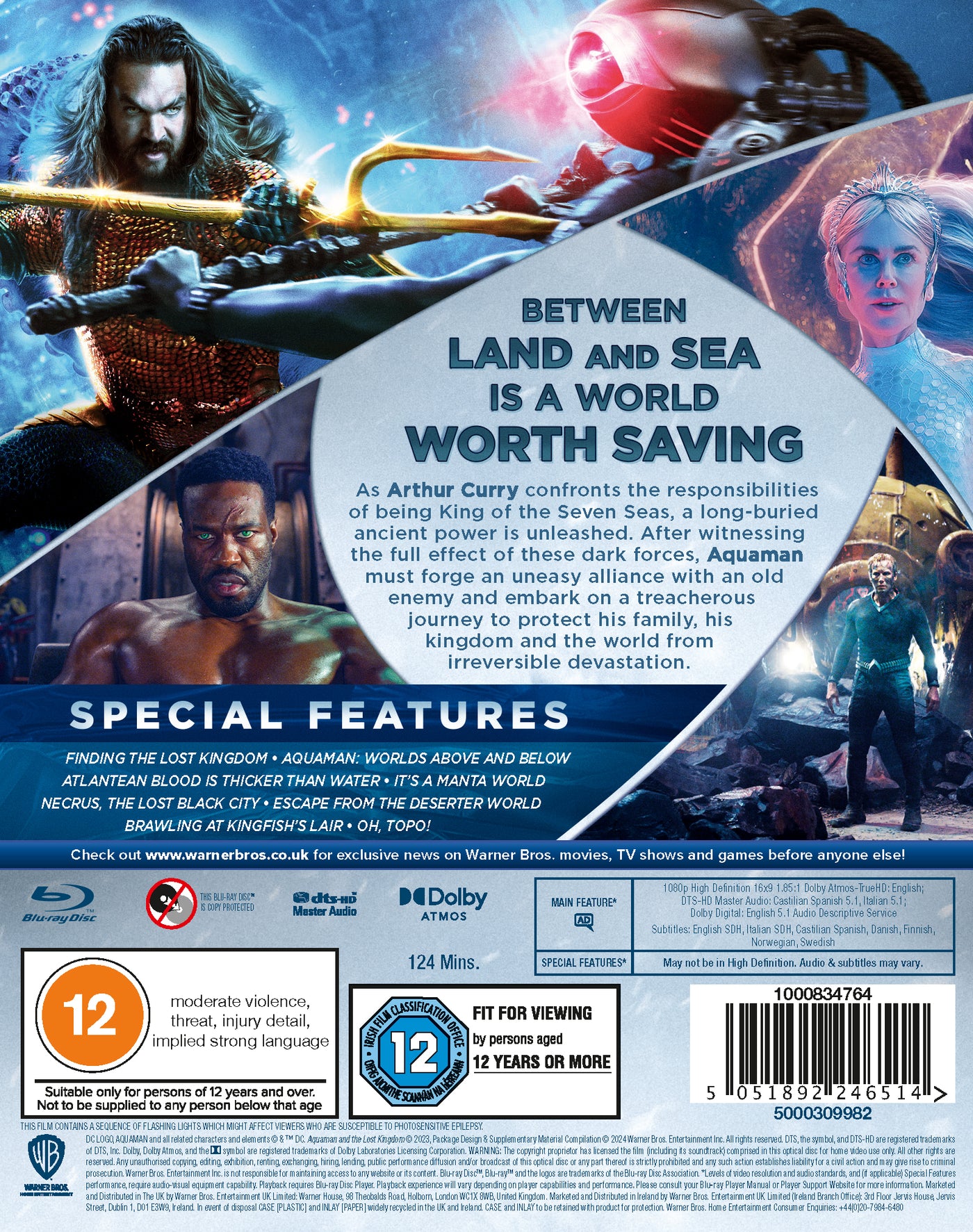 Aquaman and the Lost Kingdom [Blu-ray] [2023]