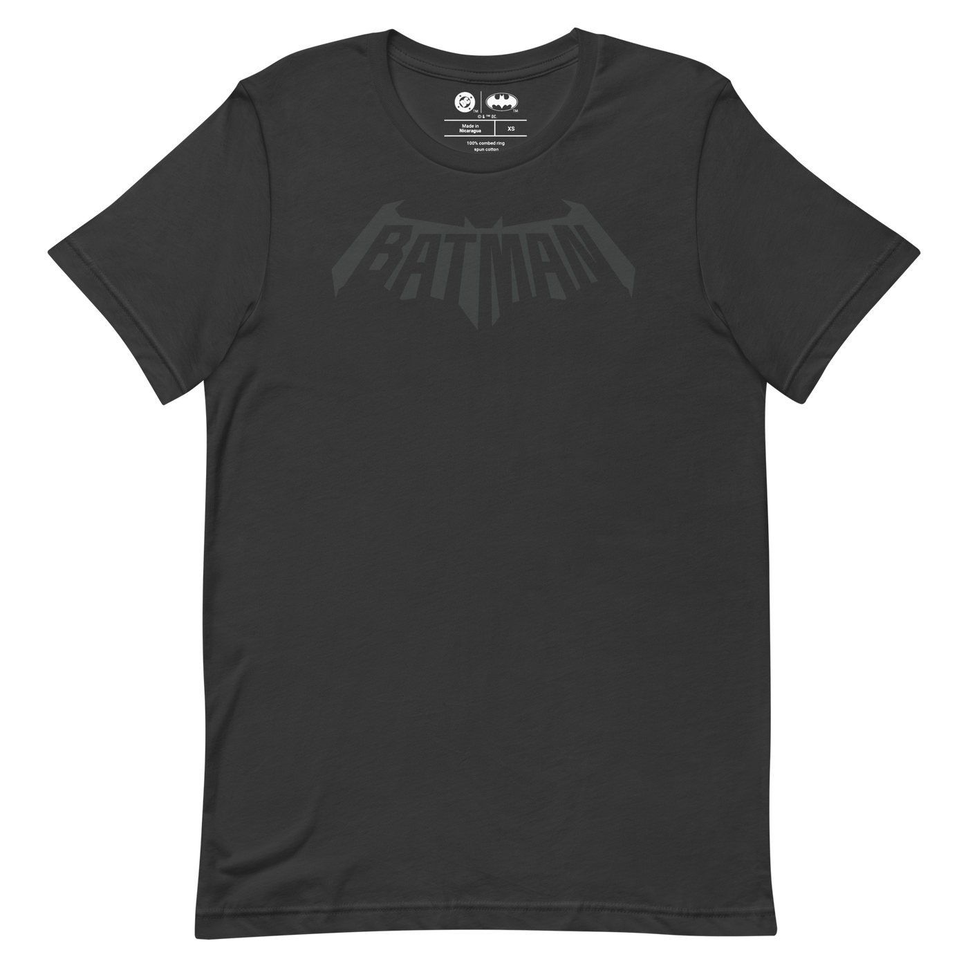 BATMAN #1 Comic Logo T-Shirt Dark Grey