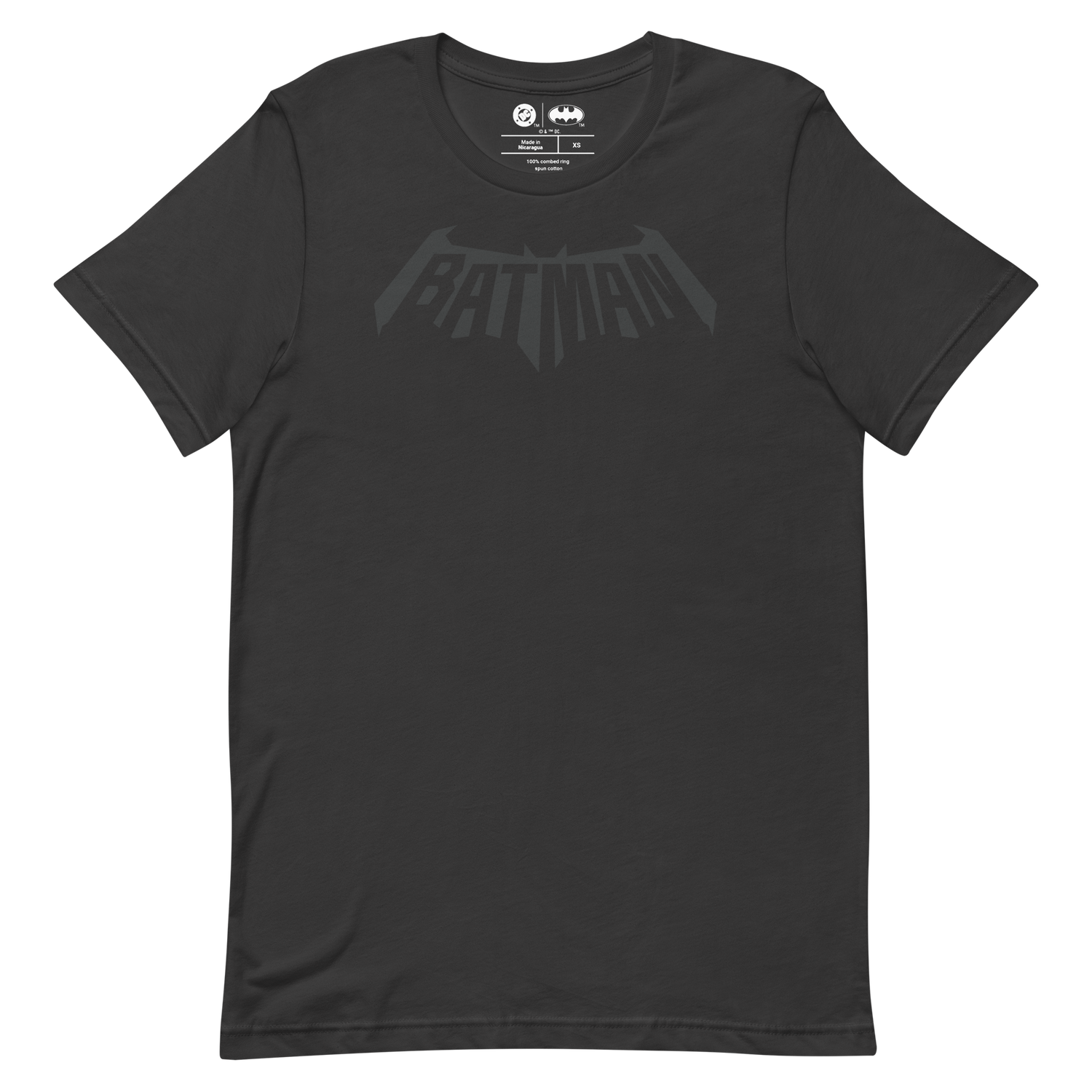 BATMAN #1 Comic Logo T-Shirt Dark Grey