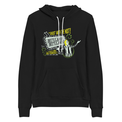 Beetlejuice Ghost with the Most Adult Fleece Hooded Sweatshirt