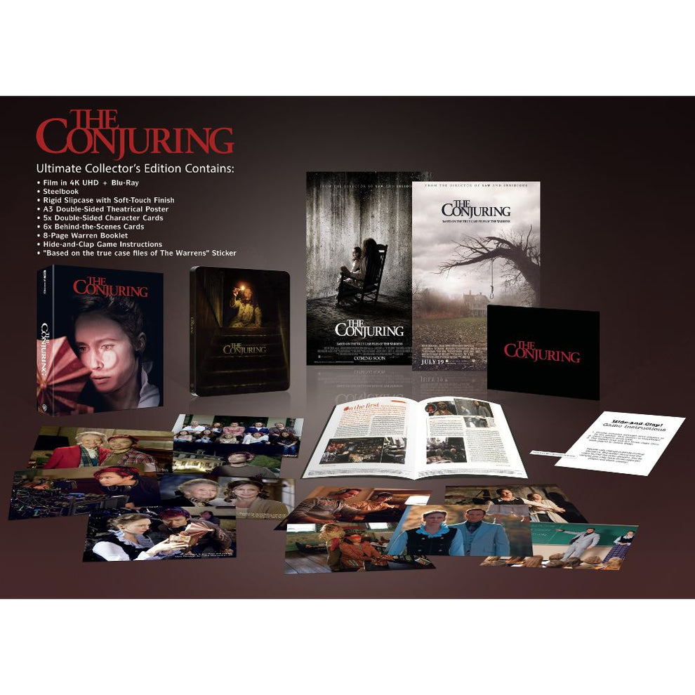 The Conjuring Collector's Edition with Steelbook [4K Ultra HD] [2013] 