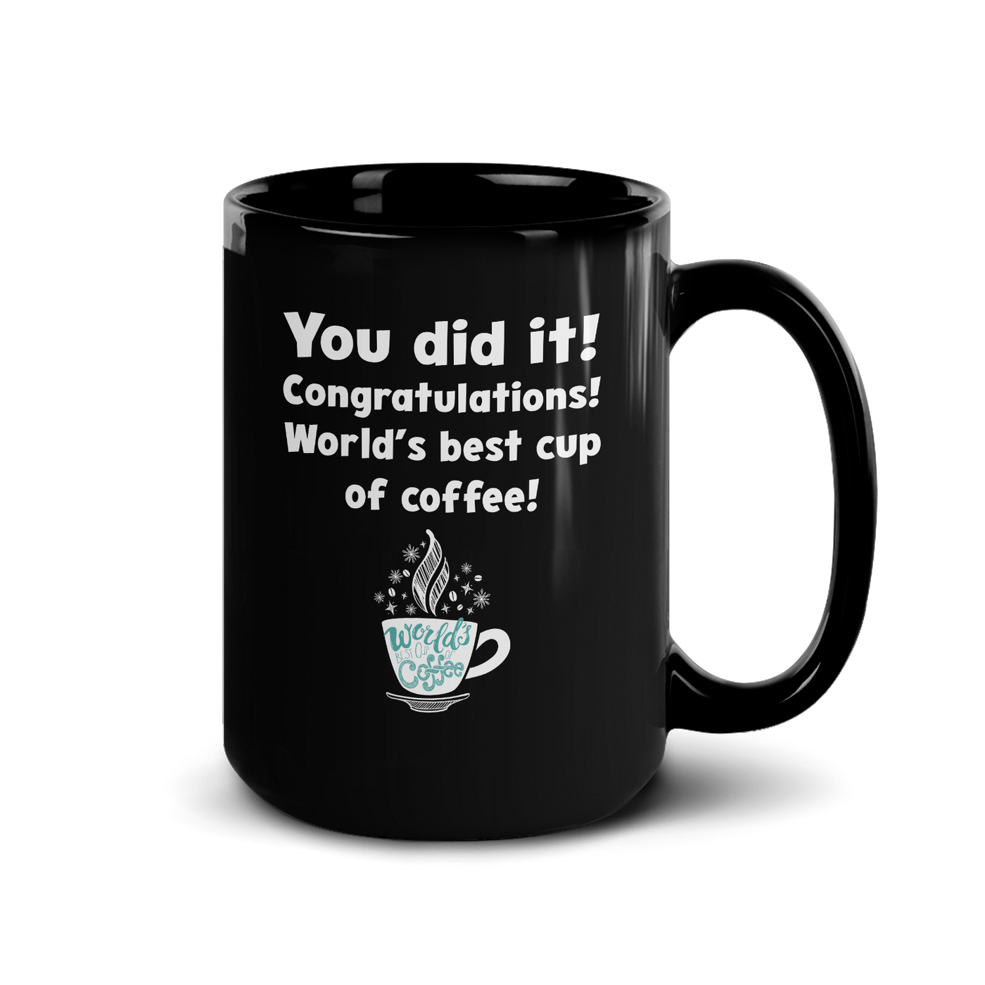 Elf World's Best Coffee White Mug 15 oz