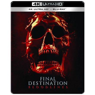 Final Destination: Bloodlines Steelbook (Alt Skull) [4K Ultra HD] [2025]