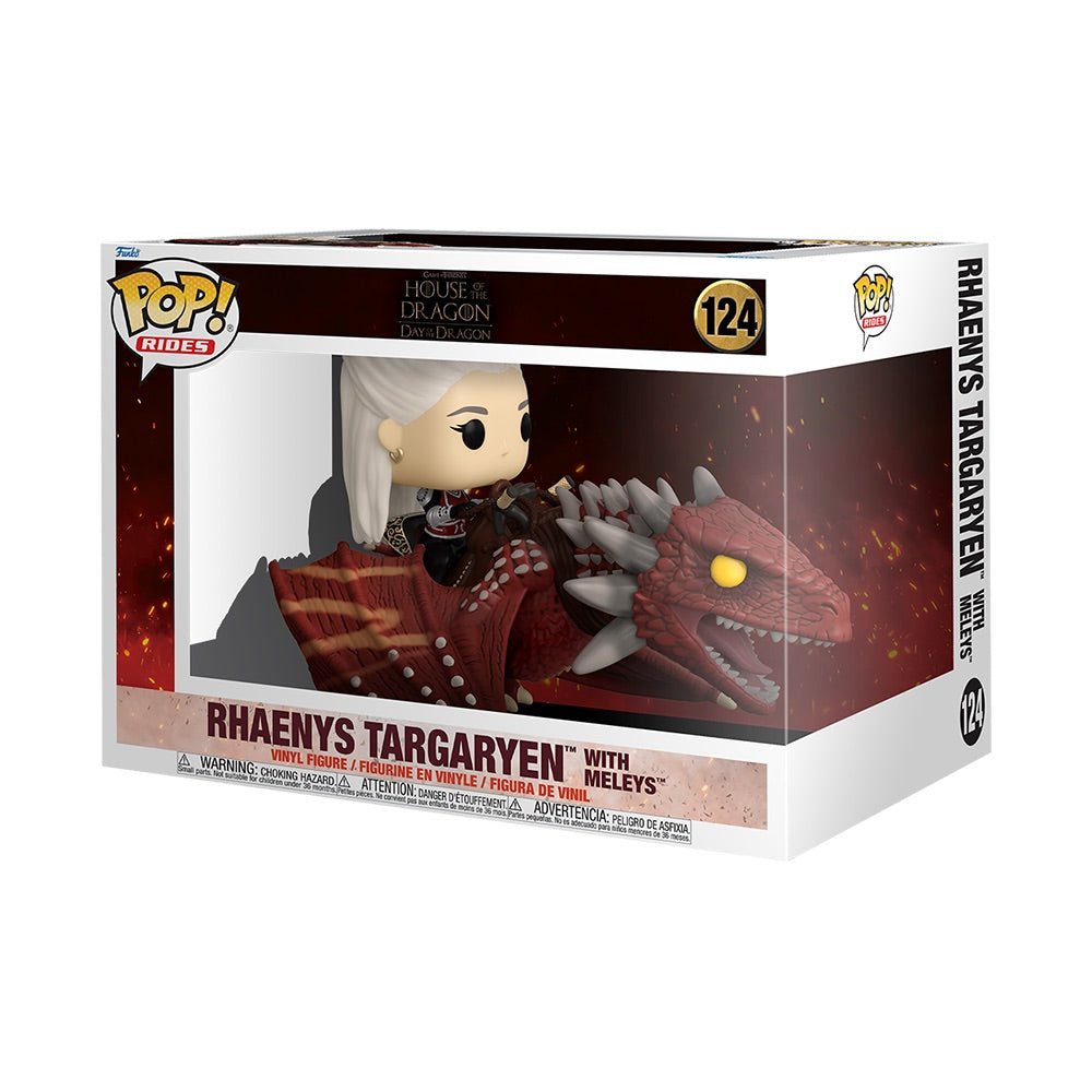 House of the Dragon Rhaenys Targaryen Riding Meleys Funko Pop! Deluxe ...