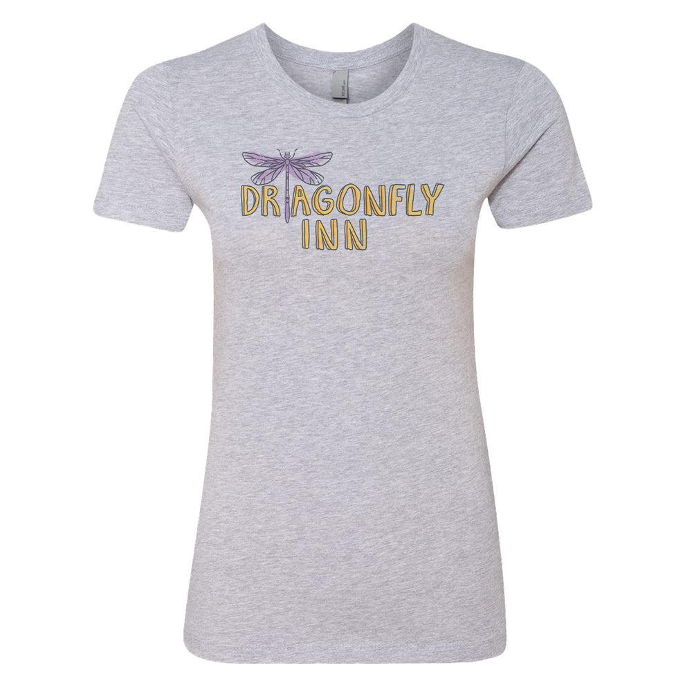Gilmore Girls Dragonfly Inn Crew Women's Short Sleeve T-Shirt Heather Grey