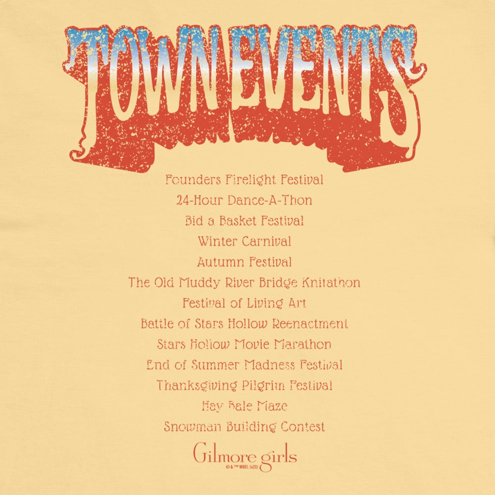 Gilmore Girls Festival Committee Town Events T-shirt