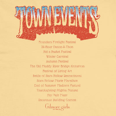 Gilmore Girls Festival Committee Town Events T-shirt