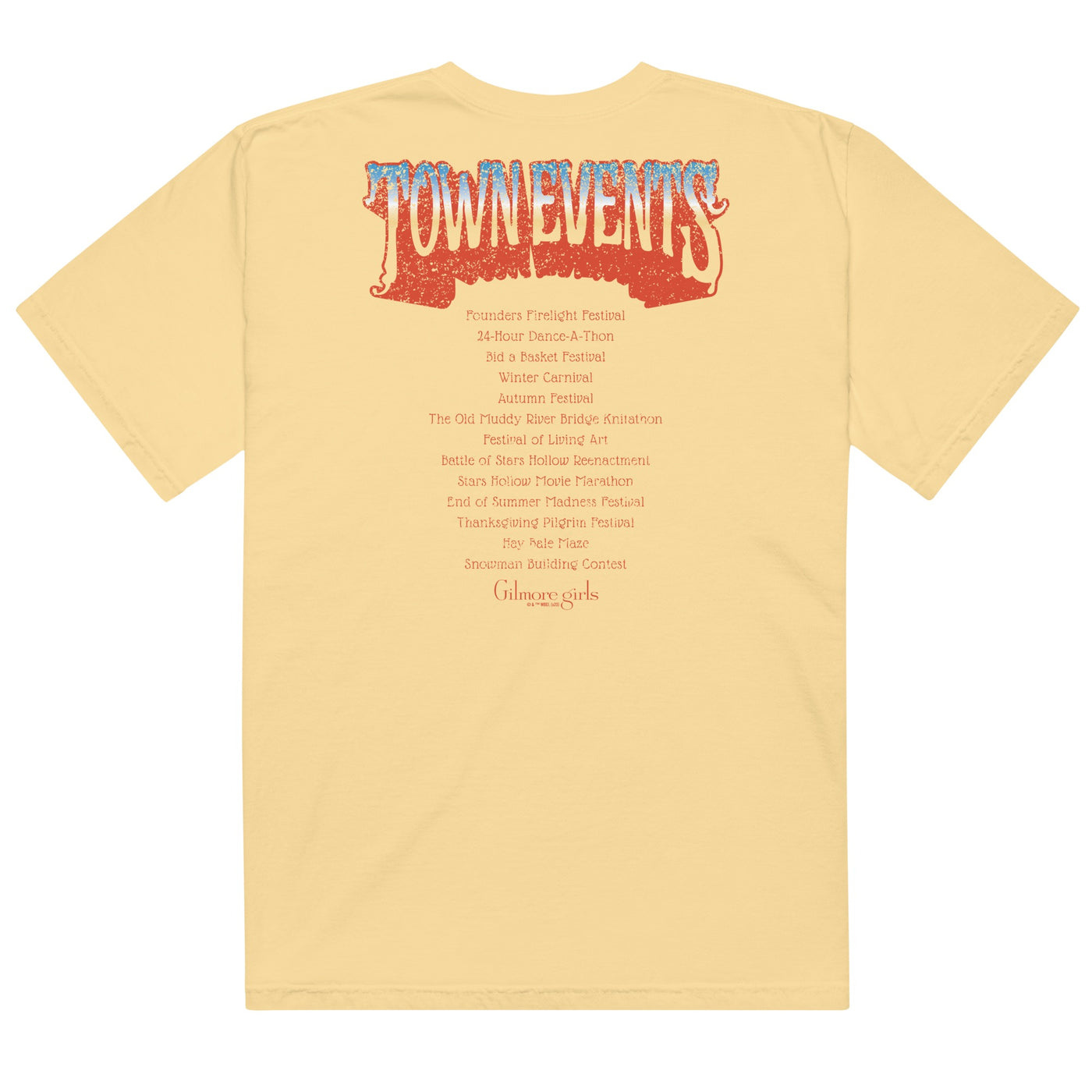 Gilmore Girls Festival Committee Town Events T-shirt