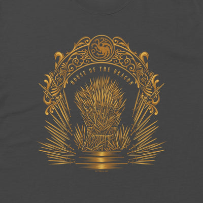 House of the Dragon Iron Throne Oversized Faded T-shirt