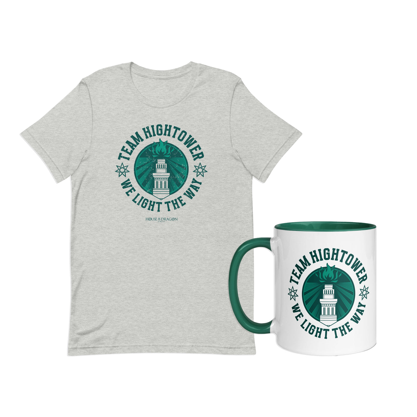 House of the Dragon Team Hightower T-shirt and Mug Bundle