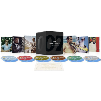James Bond: Sean Connery 6-Film Collection Steelbook Library Case  [4K Ultra HD][1962]
