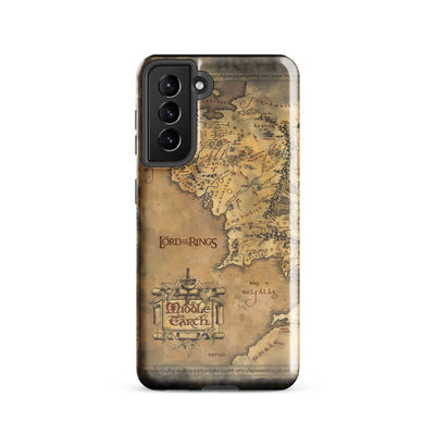 The Lord of the Rings Middle Earth Map Tough Phone Case - Samsung