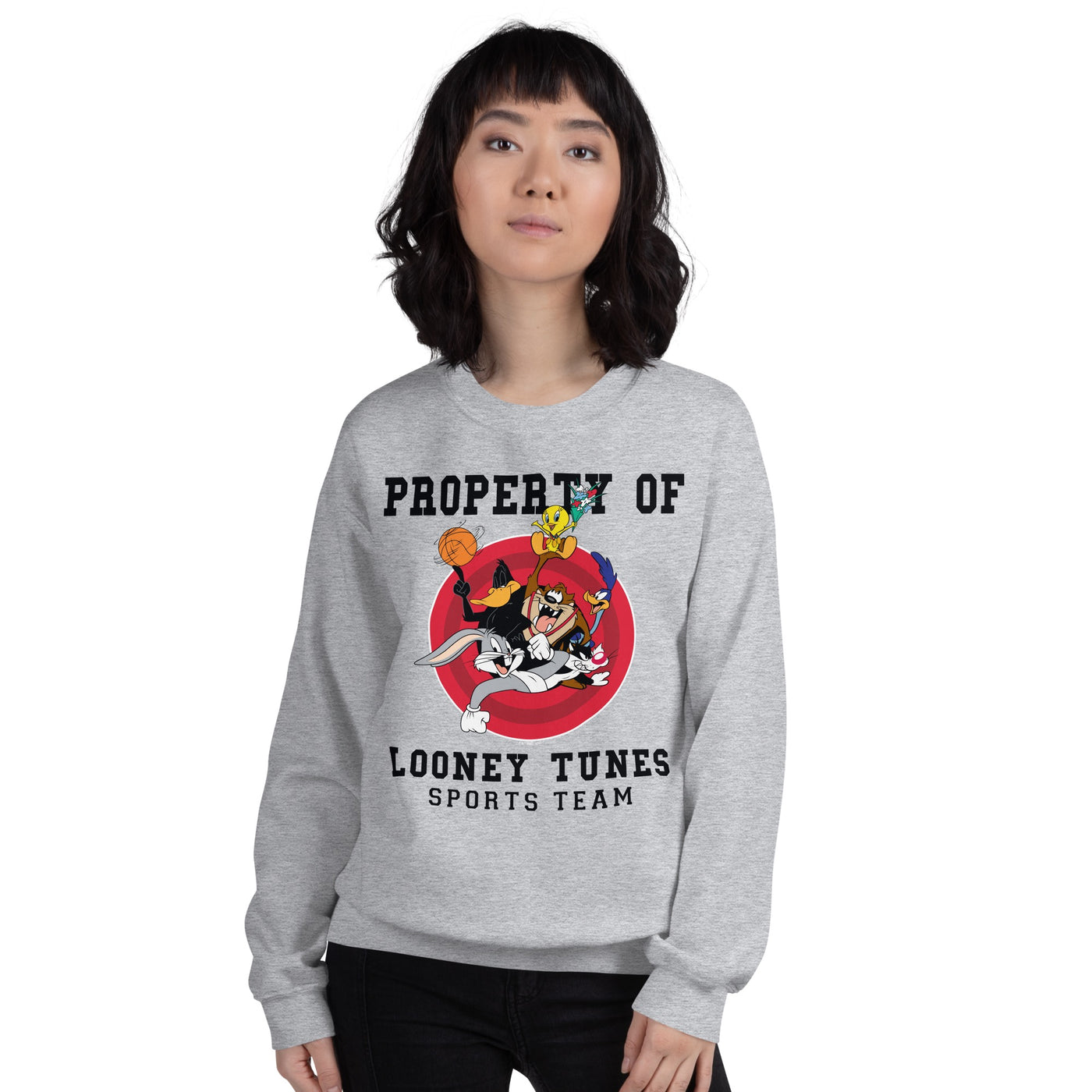 Looney Tunes Basketball Crewneck Sweatshirt