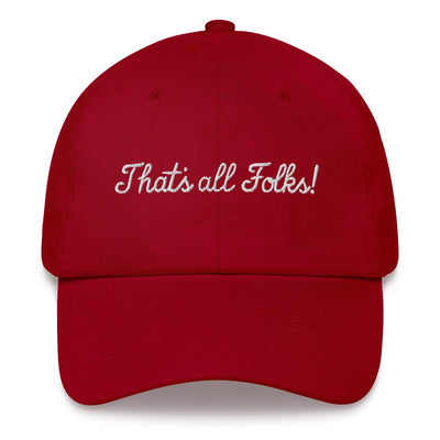 Looney Tunes That's All Folks! Embroidered Hat