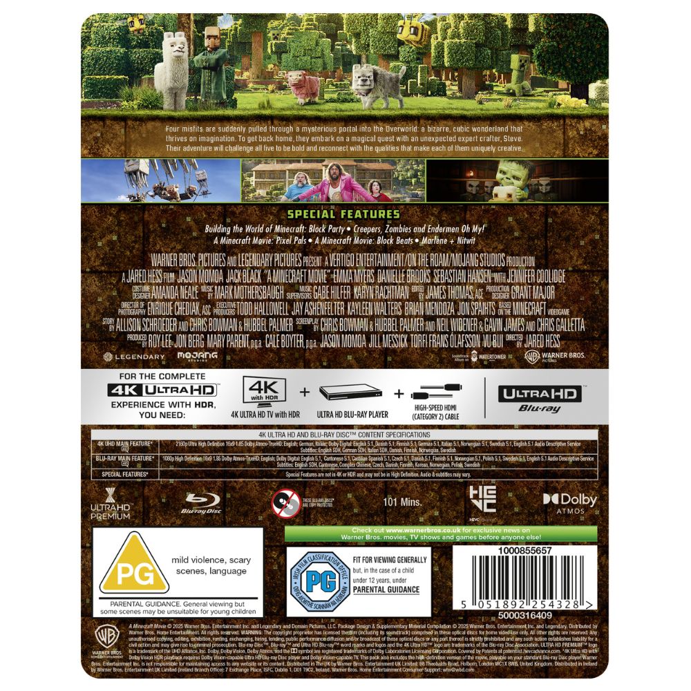 Minecraft Portal Steelbook [4K Ultra HD] [2025]