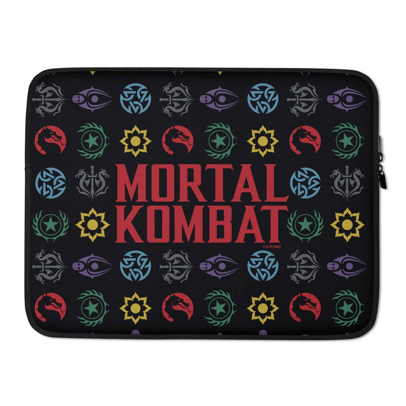 Mortal Kombat Symbols Pattern Laptop Sleeve