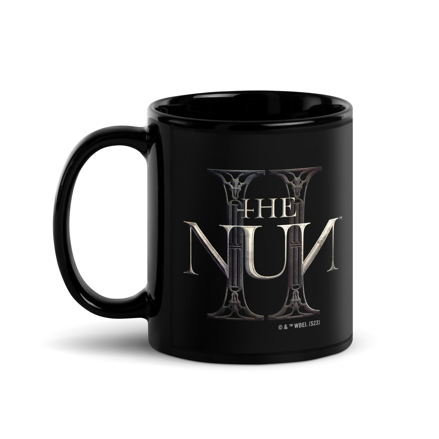 The Nun 2 She Doesn't Forgive Black Glossy Mug 11 oz