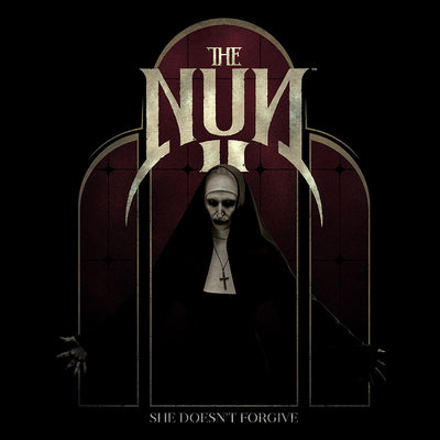 The Nun 2 She Doesn't Forgive Black Glossy Mug