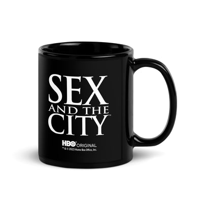 Sex and The City Inner Goddess Black Glossy Mug