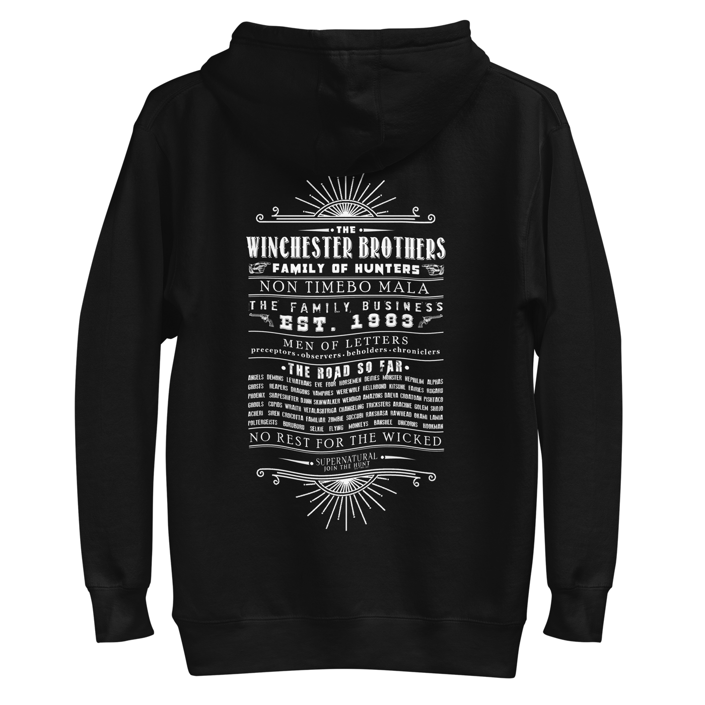 Supernatural Family of Hunters Unisex Premium Hoodie