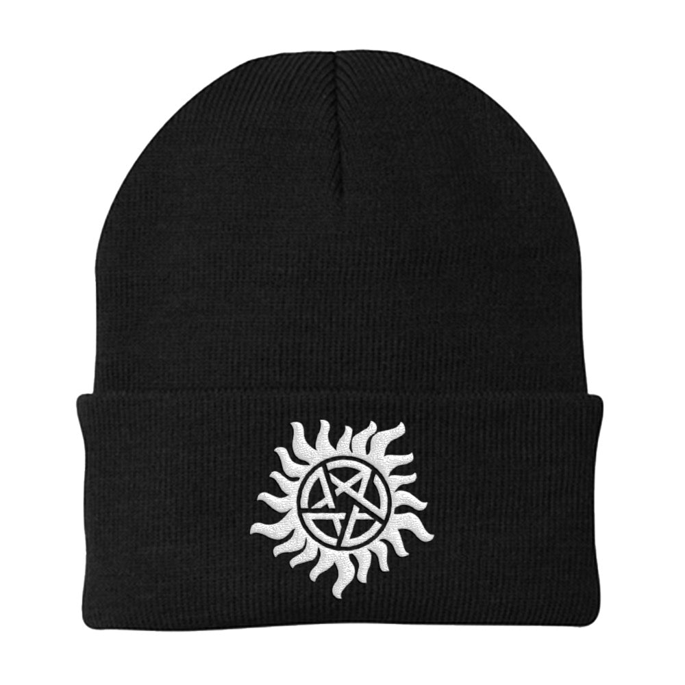 Supernatural Icon Embroidered Beanie