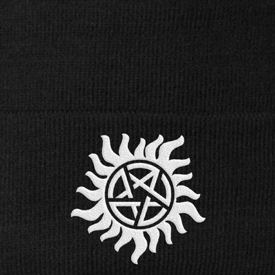 Supernatural Icon Embroidered Beanie