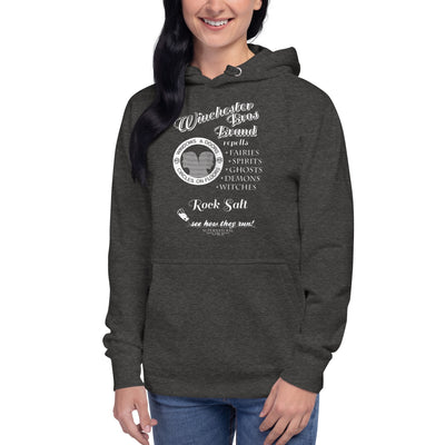 Supernatural Rock Salt Fleece Pullover Hooded Sweatshirt