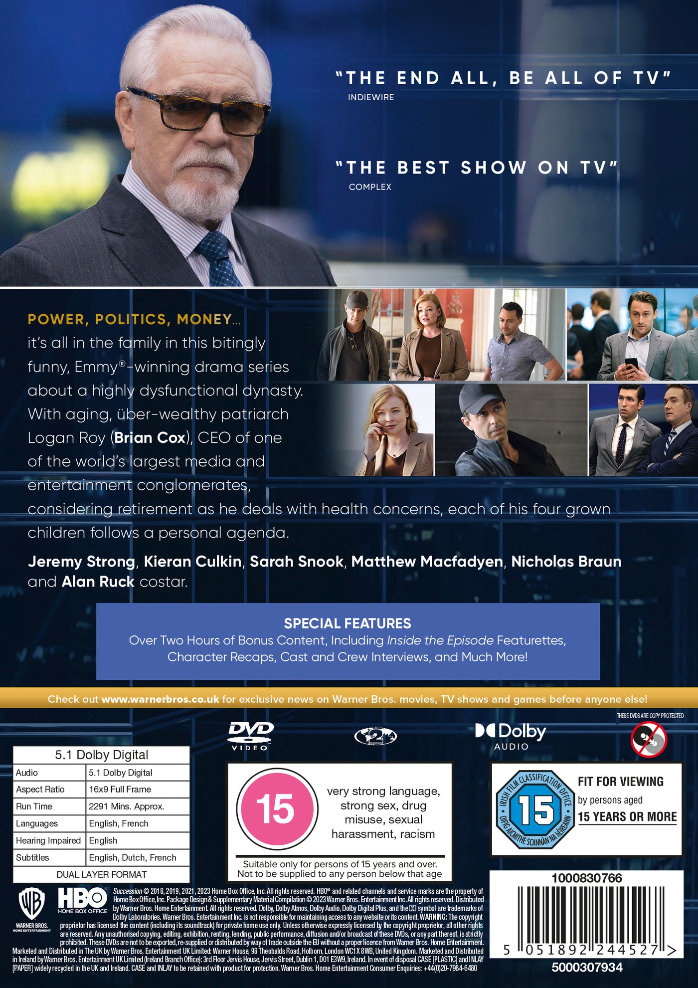 Succession: The Complete Series DVD