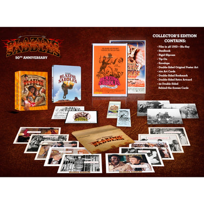 Blazing Saddles 50th Anniversary Collector's Edition with Steelbook [4K UHD] [1974]