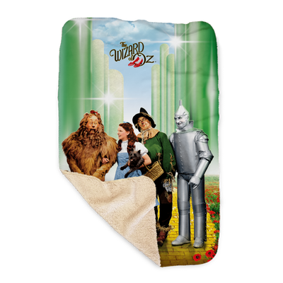 The Wizard of Oz Emerald City Sherpa Blanket