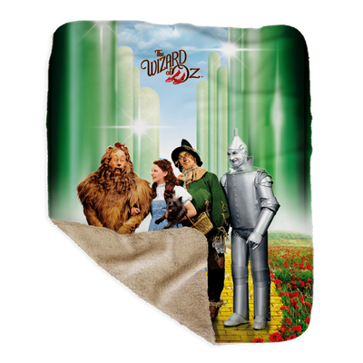 The Wizard of Oz Emerald City Sherpa Blanket