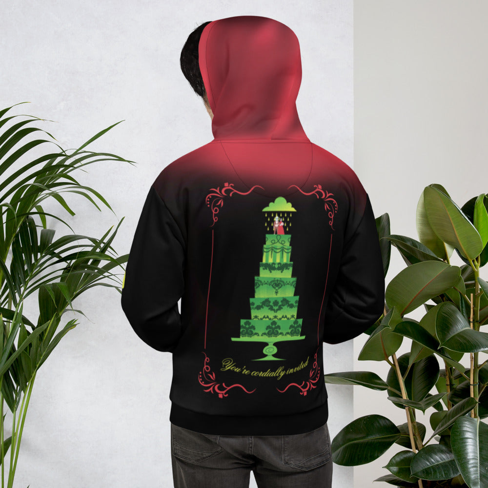 Beetlejuice Beetlejuice Wedding Cake Ombre Hoodie